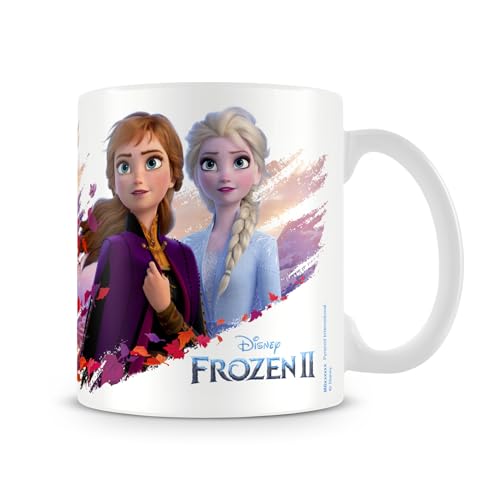 p:os 36321 - Frozen die Eiskönigin Tasse für Kinder, Trinkbecher für Mädchen, mit ca. 265 ml Fassungsvermögen, Trinkgefäß aus Porzellan, im Geschenkkarton