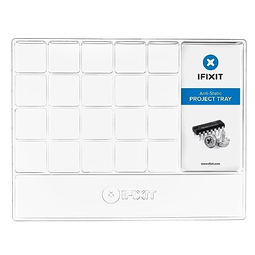 iFixit Anti-Static Project Tray, antistatische Sortierschale, organizer für Elektronik-Reparaturen zum Sortieren von Schrauben, Bauteilen und Werkzeug