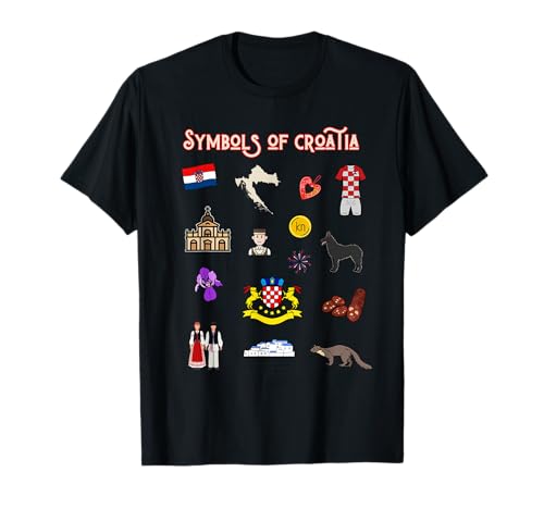 Kroatisches Erbe - Sehenswürdigkeiten, Kultur & Natur T-Shirt