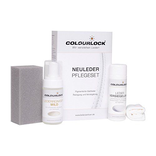COLOURLOCK Neuleder Pflegeset Mild mit Leder Versiegelung 150ml und Lederreiniger Mild 125ml