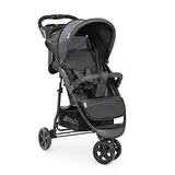 hauck Buggy Citi Neo II mit Getränkehalter, Einhändig Klein Faltbar, für Kinder ab Geburt bis 22 kg mit Liegefunktion, Tasche im Verdeck, XL Korb bis 3 kg (Black)