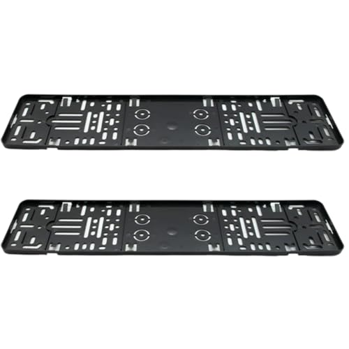 Auto -Nummernschildhalter Silikon EU Auto Number Plate Rahmenschutzabdeckungen 2PCs, Auto -Nummernschildrahmen