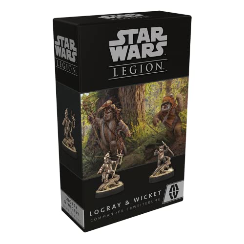 Atomic Mass Games | Star Wars Legion – Logray & Wicket | Commander-Erweiterung | Tabletop | 2 Spieler | Ab 14+ Jahren | 120-180 Minuten | Deutsch