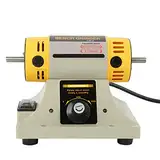 Poliermaschine Schmuck, Schleifbock Doppelschleifer Elektroschleifer Polierbock Poliermaschine Tisch poliermaschine für Schmuck 3 0-10000r/min 220V 350W