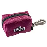 duvoplus, Spender für Kotbeutel, Nylon, 14 x 7 x 6 cm, lila, für Hygiene, für Hunde