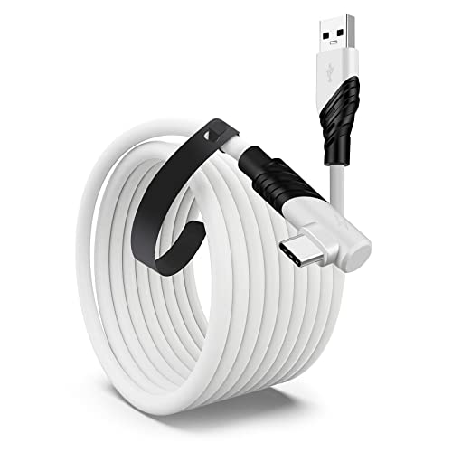 Verbindungskabel, 4,8 m für Quest2/Quest Pro/Pico 4 VR-Geräte, Hochgeschwindigkeits-Datenübertragung, USB 3.0 auf USB-C-Kabel, Verbindung mit Gaming-PC für Steam VR-Spiele