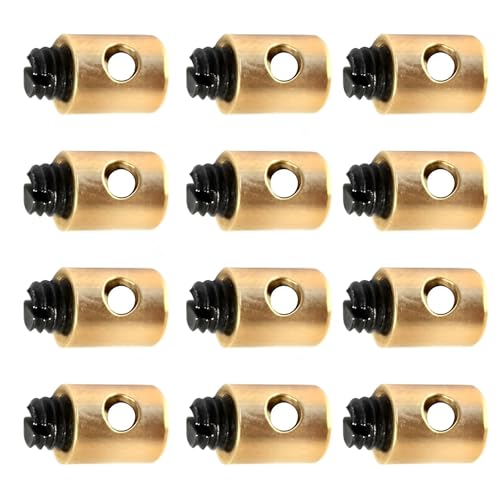 JEYORZY 10 Stück Bowdenzug, Gaszug, Bremskabel Nippel Schrauben Ersatz Motorrad, Ersatz Schraubnippel Ausreichende Menge Geeignet für Fahrräder Motorräder Autos 5x6mm