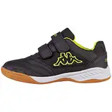 Kappa Unisex Kinder Kickoff K 260509K Sneaker,1140 black/yellow, 37 EU