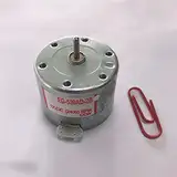 Leloo Lcuihong-Mini-Gleichstrommotor 1 stück 32mm Runder Spindelmotor, DC12V 2400 RPM, Recorder/CD DVD. Spielermotor, EG-530AD-2B Micro Mini Mute Motor Motor DIY Ersatzteile