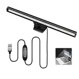 Monitor-Lampenleiste für Laptop, LED-Licht, keine Blendung oder Flimmern, Stromversorgung über USB, platzsparend, Verwendung zu Hause/Büro/Café