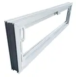 Kellerfenster weiss 90 x 30 cm Einfachverglasung