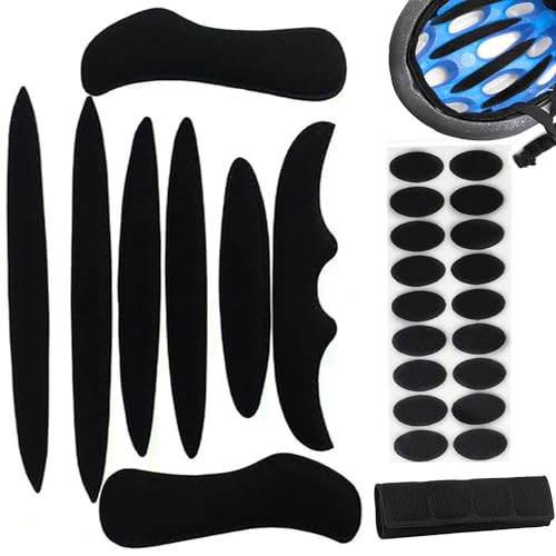 3 Sets Helmpolster Schaumstoff Universal Ersatz Helm Polster Fahrrad Helm Innenpolster Zubehör Fahrradhelm Pads Antikollisionsfutter Schwammschutz