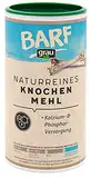 grau Barf - Naturreines Knochenmehl für Hunde bei Rohfleischfütterung 800 g