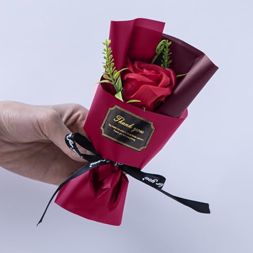 Soap Rose Bouquet Freunde Hochzeits strauß Heim Dekoration Rose Blumen strauß Hände Hochzeits Feier Geschenke