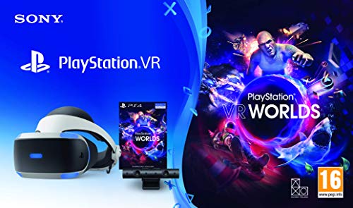 Sony - Playstation VR Starter Pack (Inc. PSVR Headset, Camera & Playstaion VR Worlds Game Code) (UK) /PS4 (1 GAMES)
