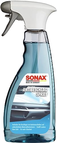 SONAX AntiBeschlagSpray (500 ml) Antibeschlag-Schutz für alle Glasscheiben und Kunststoffscheiben sorgt für eine rundum klare Sicht | Art-Nr. 03552410