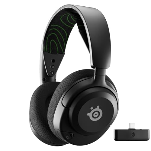 SteelSeries Arctis Nova 5X Wireless Xbox Gaming Headset – Magnetische Neodym-Treiber – 100+ Audio Presets – 60 Std. Akkulaufzeit – 2,4 GHz / BT – ClearCast Gen2.X Mik – Für Xbox, PS, PC, Switch, Handy