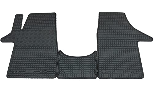 AD Tuning RI902778 Gummifußmatten Set, 3-teilig, Gummi Fußmatten