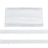 PH PandaHall 21 Yards Elastische Spitze 5/8 Zoll (15mm) Elastischer Besatz Elastische Spitze Einschneidig Für Haargummi Stirnband Höschen Kleidungsstücke Zum Nähen