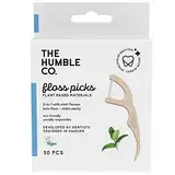 Humble Natural Dental Floss Picks - Flossers - Zahnseidensticks - 2 x 50er Pack