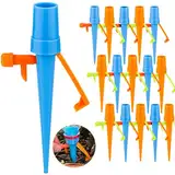 Automatisch Bewässerung Set, 16 Stück Bewässerungssystem, Einstellbar mit Langsam Entriegelbarem Steuerventil, Für Topfpflanzen, Gartenpflanzen Blumen Outdoor Zimmerpflanzen