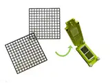 Rasterreiniger Gitter für Nicer Dicer Magic Cube 2er-Set Sieb (70 mm x 70 mm bzw. 70 mm x 71,5 mm (großes Raster))