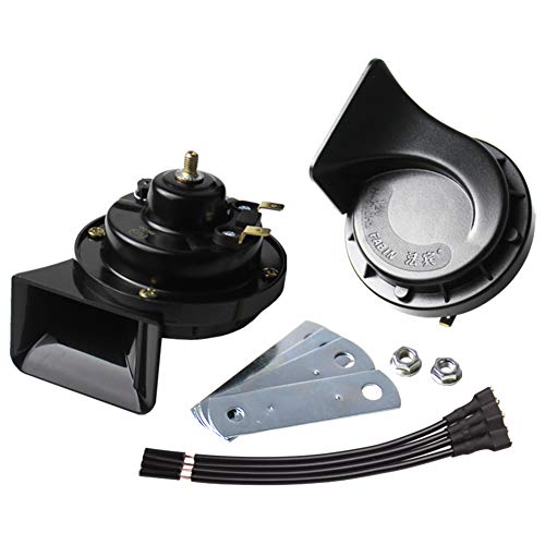 FARBIN Hörner Loud Truck Dual-Tone Air Horn Wasserdichte Zug Horn Kit für LKW Auto Motorrad Boot .etc Alle 12V Fahrzeuge ( Klassischer Stil)