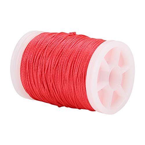 Bogenschießen Bogenschnur Bogensehne 120m Bow String Serving Thread Bogensehne Sehnengarn 120m Langlebige Nylonschnur Umhüllungsfaden für Recurvebogen Bowstring Bogenschießenzubehör(Rot)