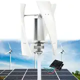 6000W Niedriggeräusches Home Vertikaler Windergie Turbinen Generator Kit 6KW 24V 48V 220V Coreless Niedrige Drehzahl Aufrechte Windmühle Mit Controller