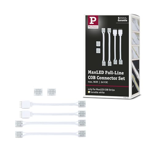 Paulmann 71057 MaxLED Connector Set Full-Line COB Weiß, Transparent