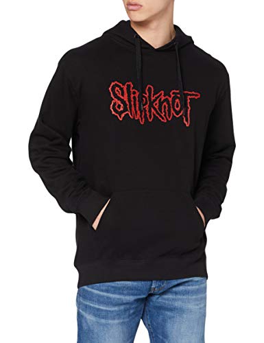 Slipknot Herren Umstands Sport Hoodie Logo, Schwarz (Black), XL