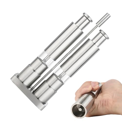 Salz- Und Pfeffermühle - Salzpfeffermühle, Salz- Und Pfefferschleifer -Set | Manual Aus Edelstahl Handbuch Design Salzschleife Und Pfeffermühle, Gewürzmühle Für Pfeffer, Kreuzkümmel, Meersalz, Küchenz