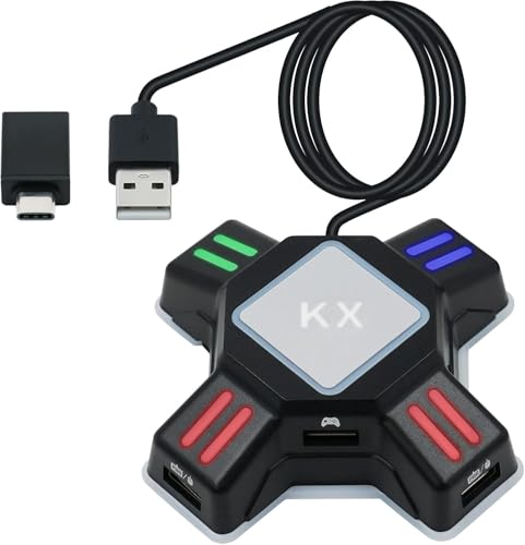 Mcbazel KX Tastatur Maus Konverter Adapter für NS Switch/Xbox One/PS4/PS3