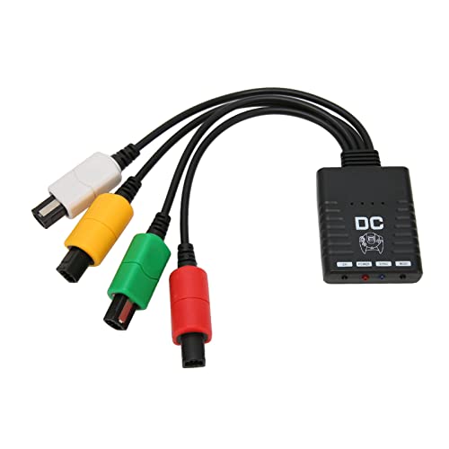 BT Wireless Handle Converter Controller Adapter für Dreamcast Konsole, 4 Spieler BT Controller Konverter, Einfaches Plug and Play