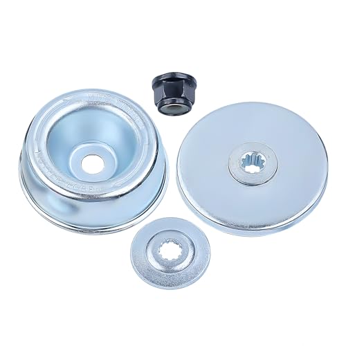 Laufteller Zubehör Kit für STIHL FS55 FS55R FS36 FS44 FS56 FS80 FS90 Motorsense, AUMEL Stoß Teller + Laufteller + Druckscheibe + Adaptermutter Freischneider Ersatzteile 4 in 1