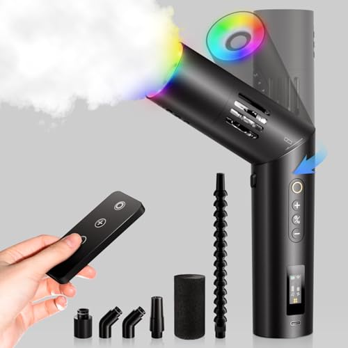 COLBOR CF5 Nebelmaschine Mini, 40W Tragbare Fernbedienung Rauchmaschine für Fotografie, Fog Smoke Machine für Videoproduktion, Halloween, Cosplay