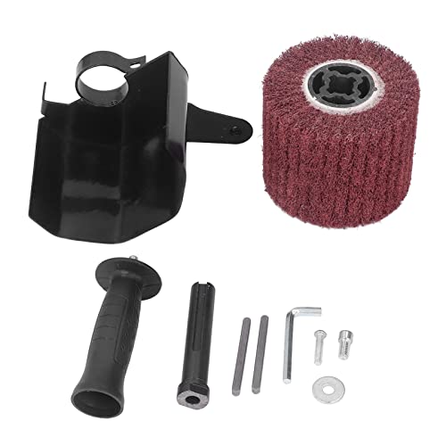 Brünieren Poliermaschine Kit Schleifscheibe Multifunktionaler Winkelschleifer Aufsatz Schleifzubehör Edelstahl Nylon für Holz Metallschleifen M10