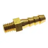 5 stücke M4 M5 M6 M8 Metrisches Außengewinde Auf 3mm 4mm 5mm 6mm 8mm Schlauchtülle OD Messing Stachelrohrverschraubung Koppler Stecker(M8x1.0 to 4mm)