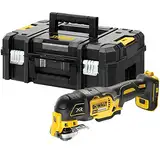 DEWALT 18V oszillierendes Akku Multi Tool DCS356NT(Basisversion), Bürstenlos, Mit Tiefen und Seitenanschlag, LED Licht, Inkl Tstak Box II, Ohne Akku und Ladegerät, Schwarz/Gelb