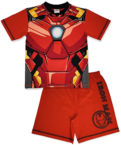 Marvel Ironman Avengers kurzer Pyjama mit leuchtender Front 5-6 Jahre