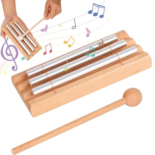 Energy Chime,Klangstab,Glockenspiel,Klangstab Lehrer,Klangstäbe,3-Ton Schlaginstrument Mit Mallet,Für Yoga Meditation Klangheilung,Percussion Instrument Für Lehrer Klassenzimmer Management Tool