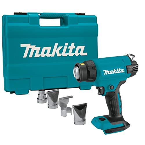 Makita DHG181ZK Heissluftgebläse 18 V (ohne Akku und Ladegerät) im Transportkoffer, Blau