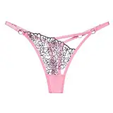 Unterwäsche Nahtlos Damen Open Crotch Panties Spitze Quaste Perle Anhänger Unterwäsche Crotchless Pants T Back Unterhose Unterwäsche Damen L (One Size)