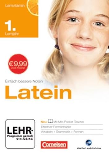 Lernvitamine - Neue Ausgabe - Lernvitamin Latein: 1. Lernjahr - Kompletttrainer: CD-ROM mit Mini Pocket Teacher: Einfach bessere Noten. Für Windows ... Formentrainer. Vokabeln + Grammatik + Formen