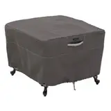 Classic Accessories Ravenna Gartenhocker Schutzhülle, Abdeckung Gartenmöbel, Reißfestes Material mit Belüftungsöffnungen, Alle Wetterbedingungen, Pouf Hocker Cover, Taupe (66 x 66 x 43 cm)