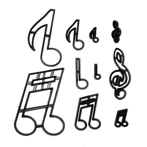 ieron Ausstechformen-Set für Hochzeit, Familienpark, 10-teilig, Jahrestag, Brautschmuck, Verlobung, Kuchen, Dekoration, DIY-Werkzeug
