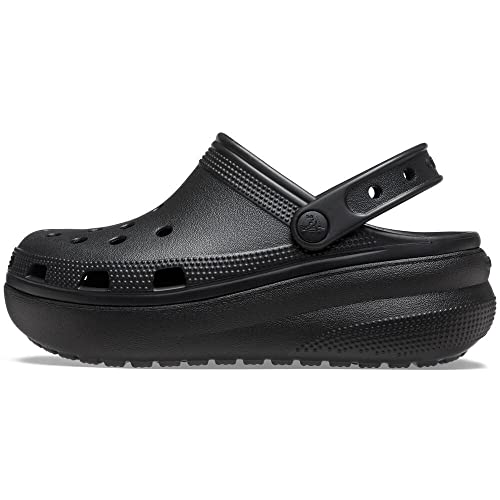 Crocs unisex-child Cutie Crush Clog Clog, Black, 33/34 EU