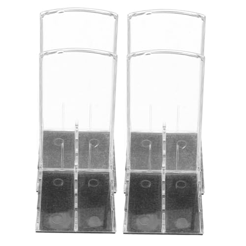 Holibanna 4 Stück Supermarkt-produkthalter Zurück Einzelhandel Displayrahmen Aus Kunststoff Anzeige Magnetische Display-staffelei Staffelei Mit Transparentem Halter Gut Aluminiumlegierung