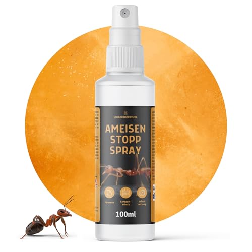 Ameisen Repellent Spray - 100 ml - Hoch konzentriert - Starke Abwehrwirkung - LANGZEITWIRKUNG - Für Innen - Anti Ameisen Spray - Ameisenmittel Innen - Ameisen vertreiben