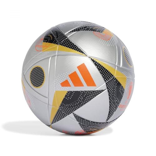 Adidas Fussballliebe Finale League Euro 2024 FIFA Quality Ball IX4046, Unisex Footballs, Silver, 5 EU